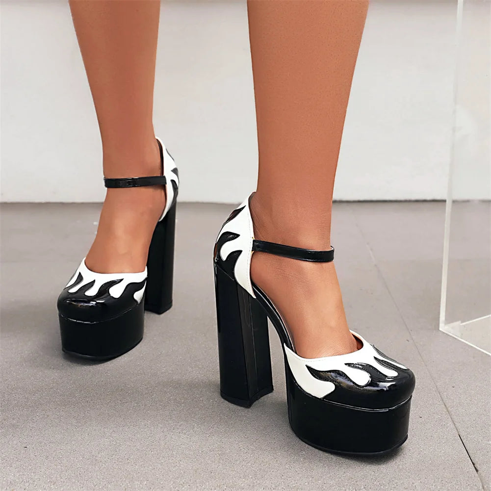Oh My Heart Mary Jane Pumps - Black