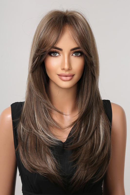 Bevv 13 x 1" Full-Machine Wigs Synthetic Long Straight 22"