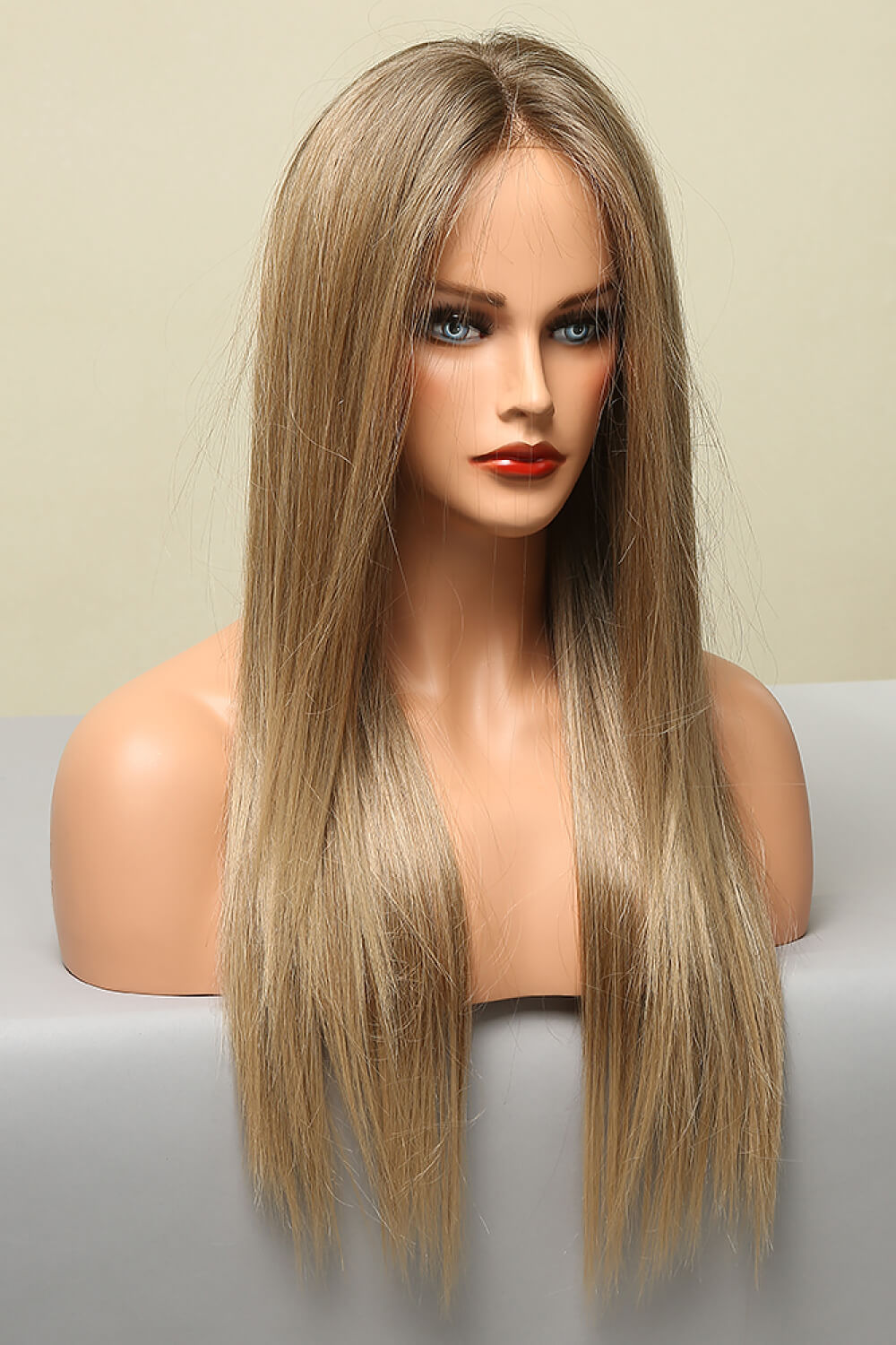 Carmen 13 x 2" Long Straight Lace Front Synthetic Wigs 26" Long 150% Density