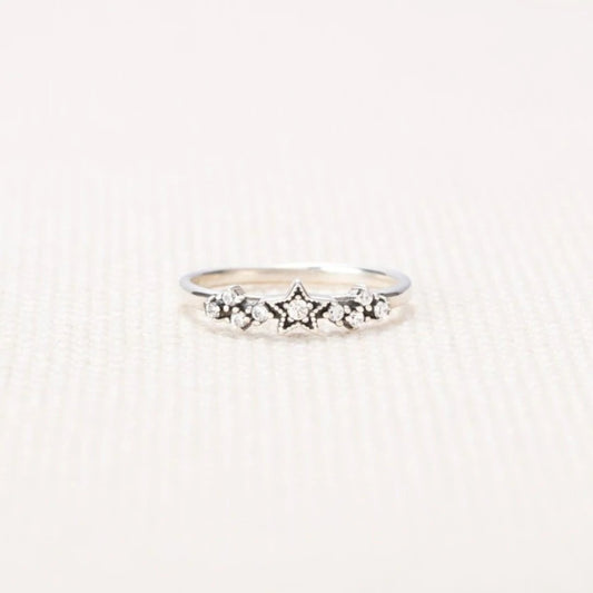 Twinkle Star 925 Sterling Silver Ring