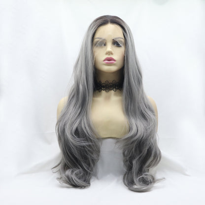 Morgana 13 x 3" Lace Front Wigs Synthetic Long Wavy 24" 130% Density