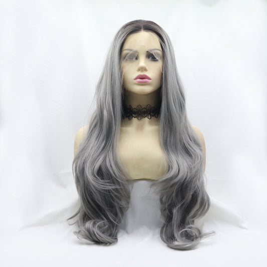 Morgana 13 x 3" Lace Front Wigs Synthetic Long Wavy 24" 130% Density