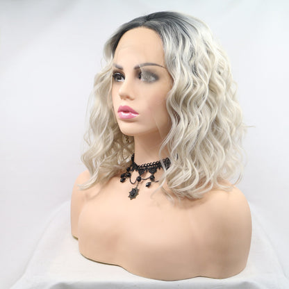 Aurora 13*3" Lace Front Wigs Synthetic Mid-length Wavy 12" 130% Density