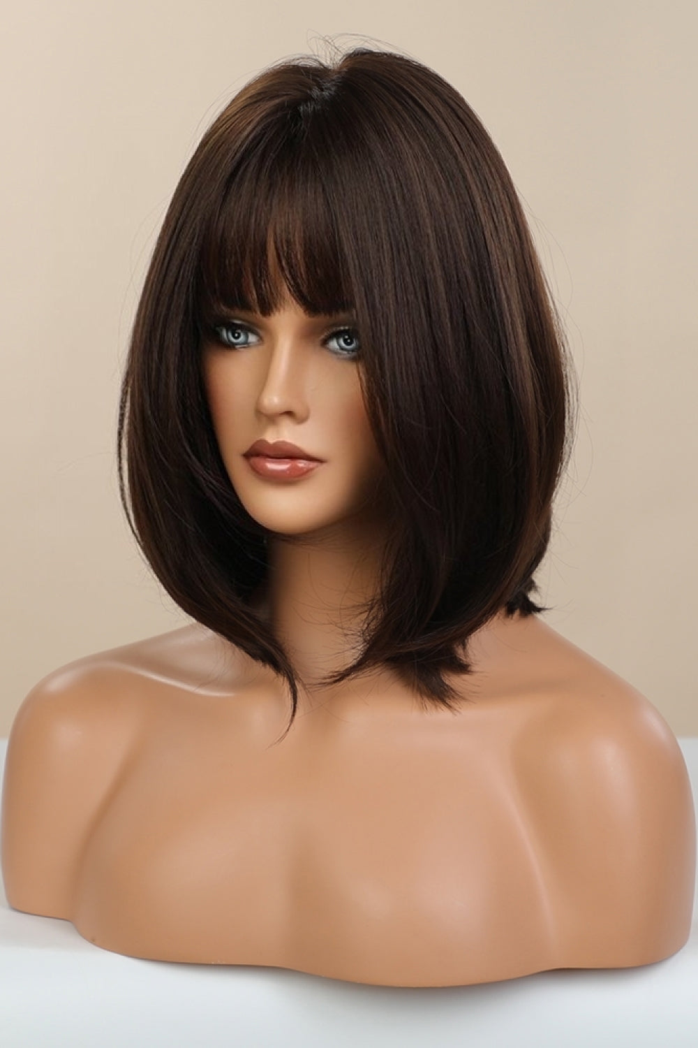 Donna Full-Machine Bobo Synthetic Wigs 9''