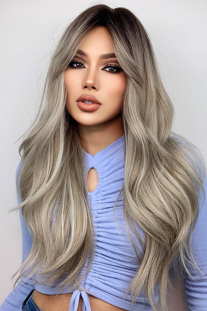 Sammy Ash Blonde Balayage Long Wave Wigs 26''