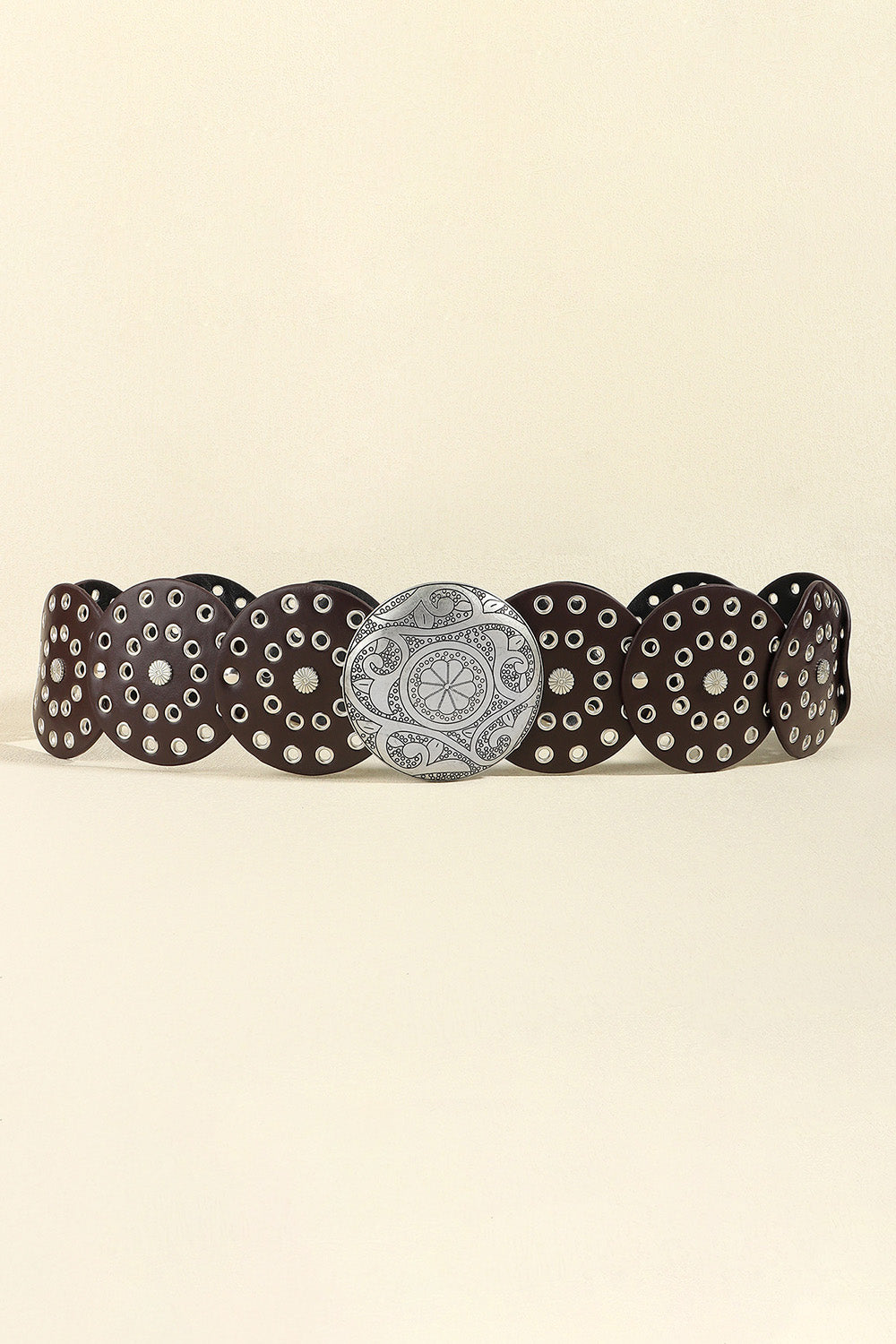 Vintage Boho PU Leather Wide Belt