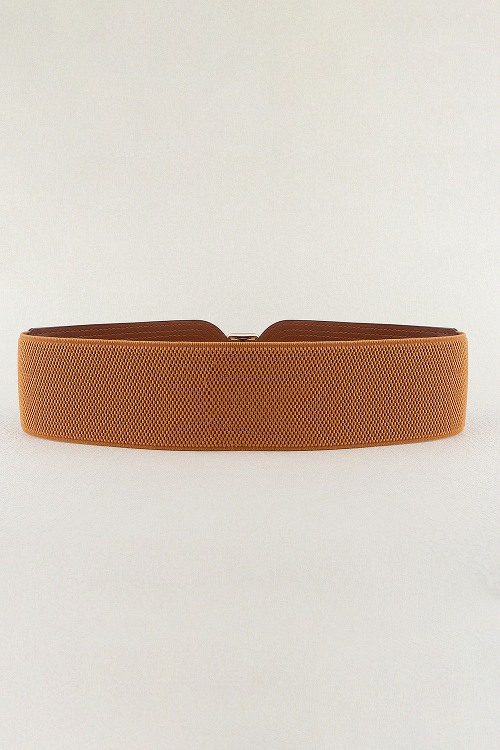 Madison Ave Elastic Wide PU Belt