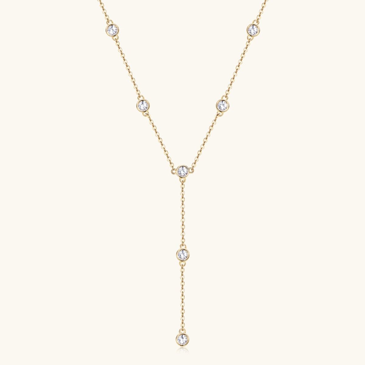 1.1 Carat Moissanite Sterling Silver Necklace