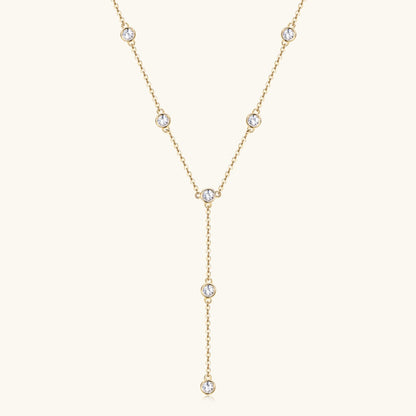 1.1 Carat Moissanite Sterling Silver Necklace