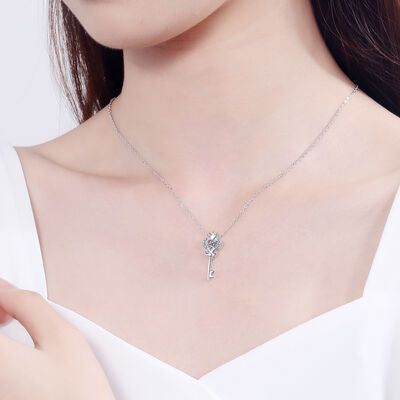 The Key Silver Necklace