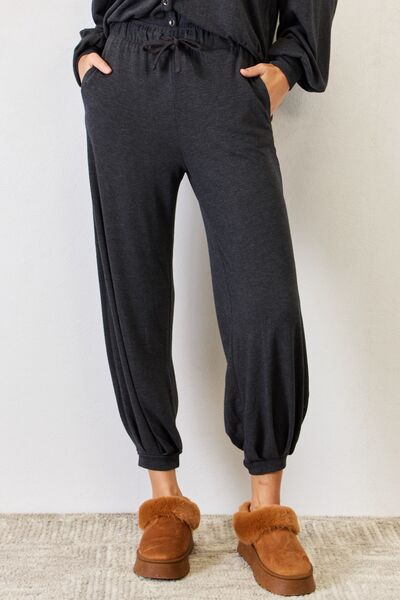 Misha Ultra Soft High Waist Drawstring Lounge Joggers