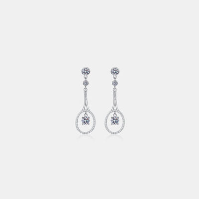 Deep Into Sterling Silver Drop Earrings