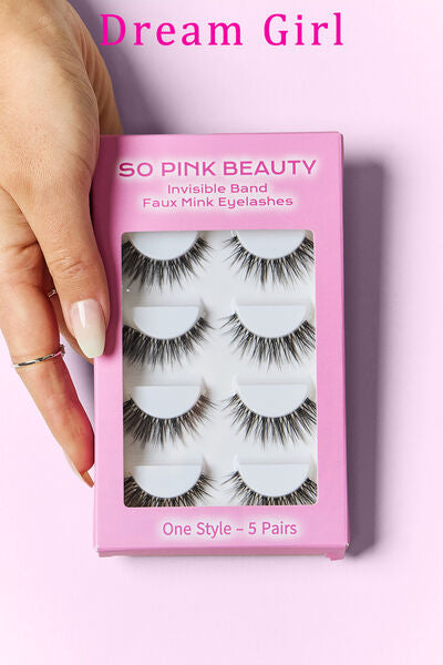 Faux Mink Eyelashes 5 Pairs