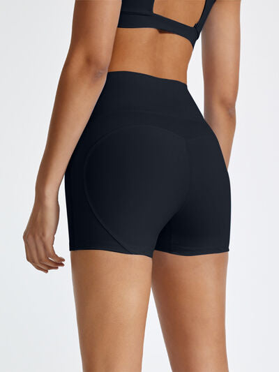 High Waist V Cut Active Shorts