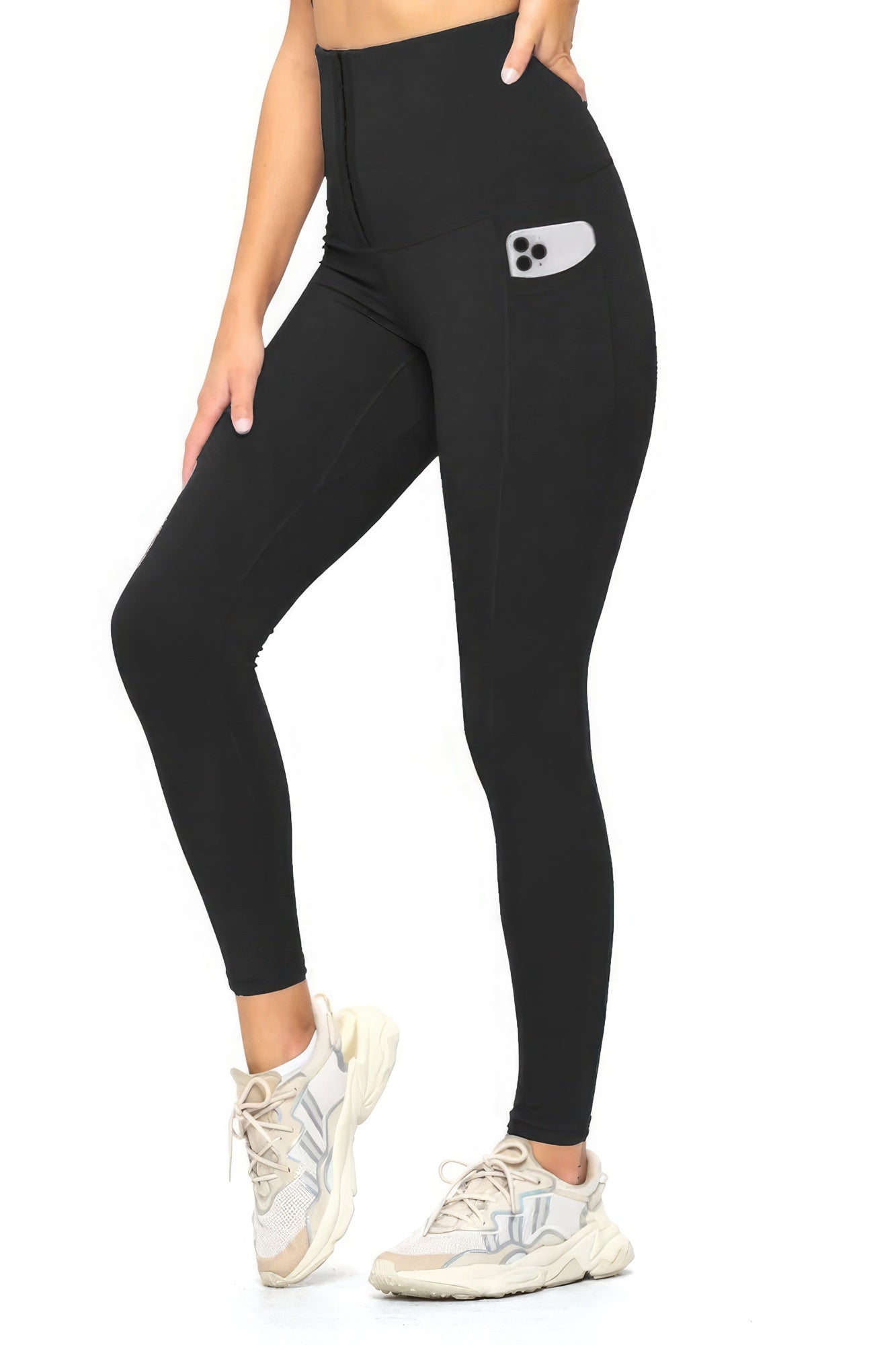 Body Shaper Fashion Yoga Legging - Black