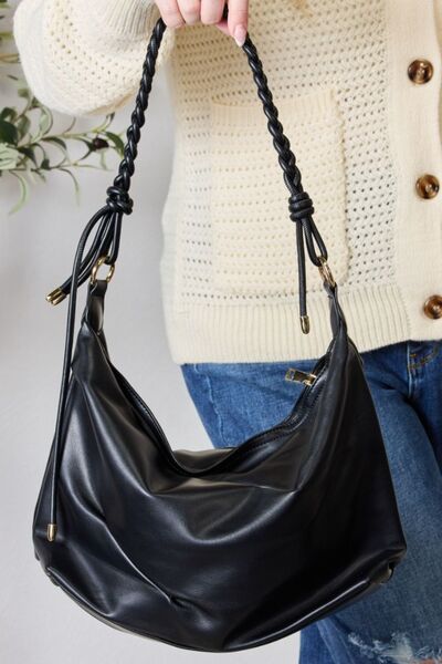 Sina Braided Strap Shoulder Bag