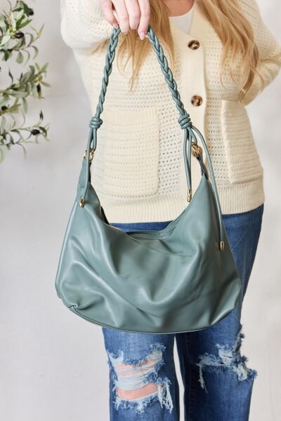 Sina Braided Strap Shoulder Bag