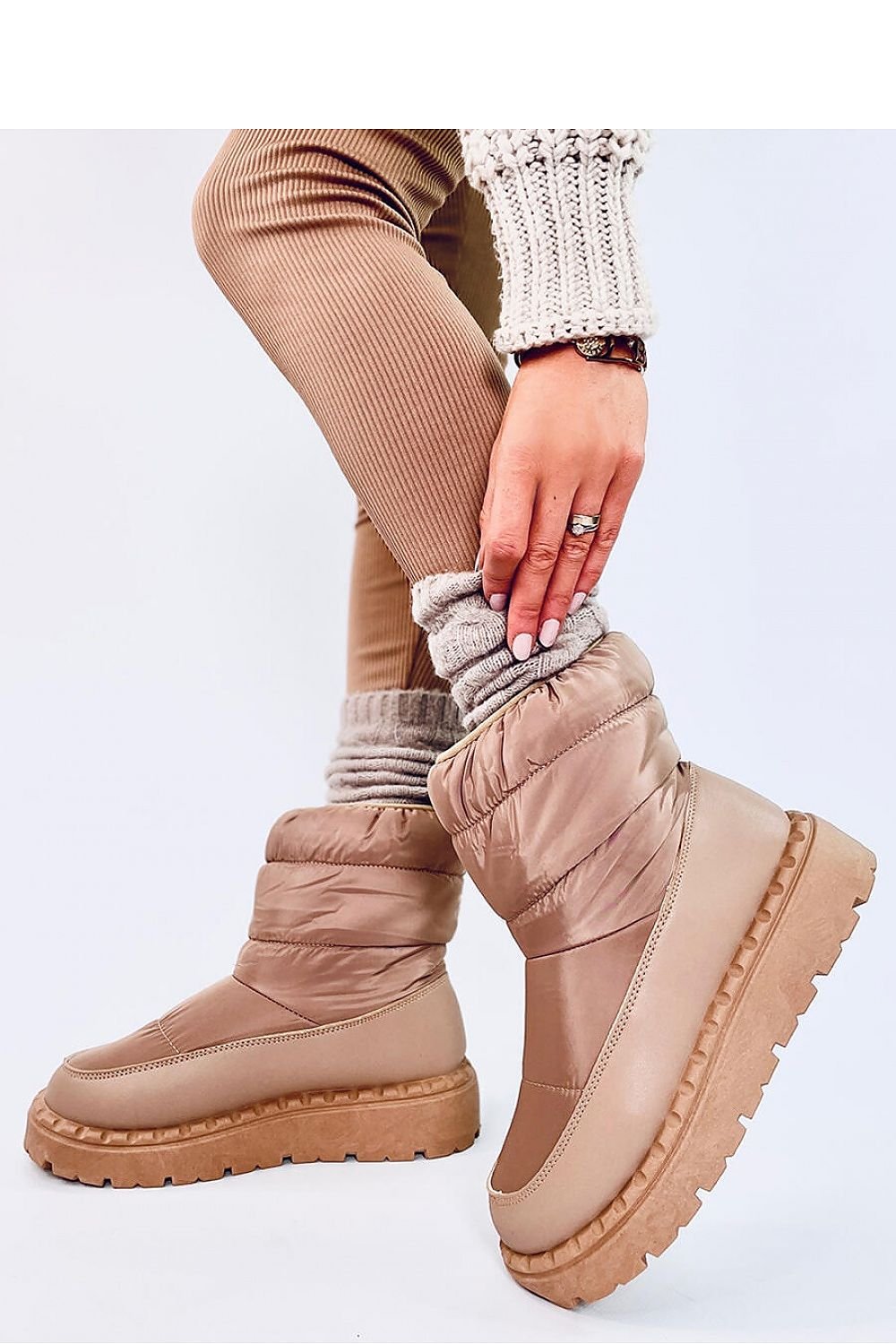 Shanell Orthalion Snow Boots - Tan