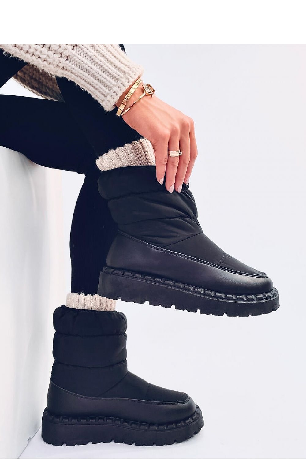 Shanell Orthalion Snow Boots - Black