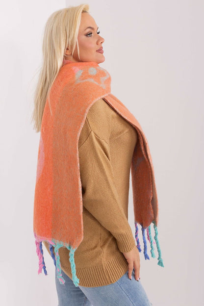 Wheaton Shawl Scarf - Peach Multi