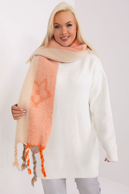 Wheaton Shawl Scarf  - Orange Cream