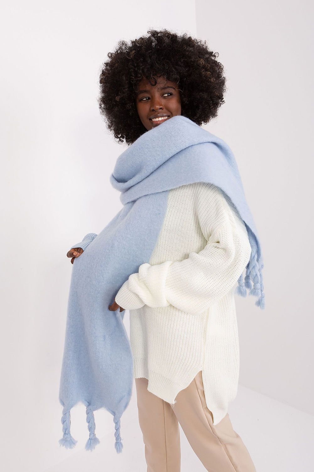 Wheaton Shawl Scarf - Baby Blue