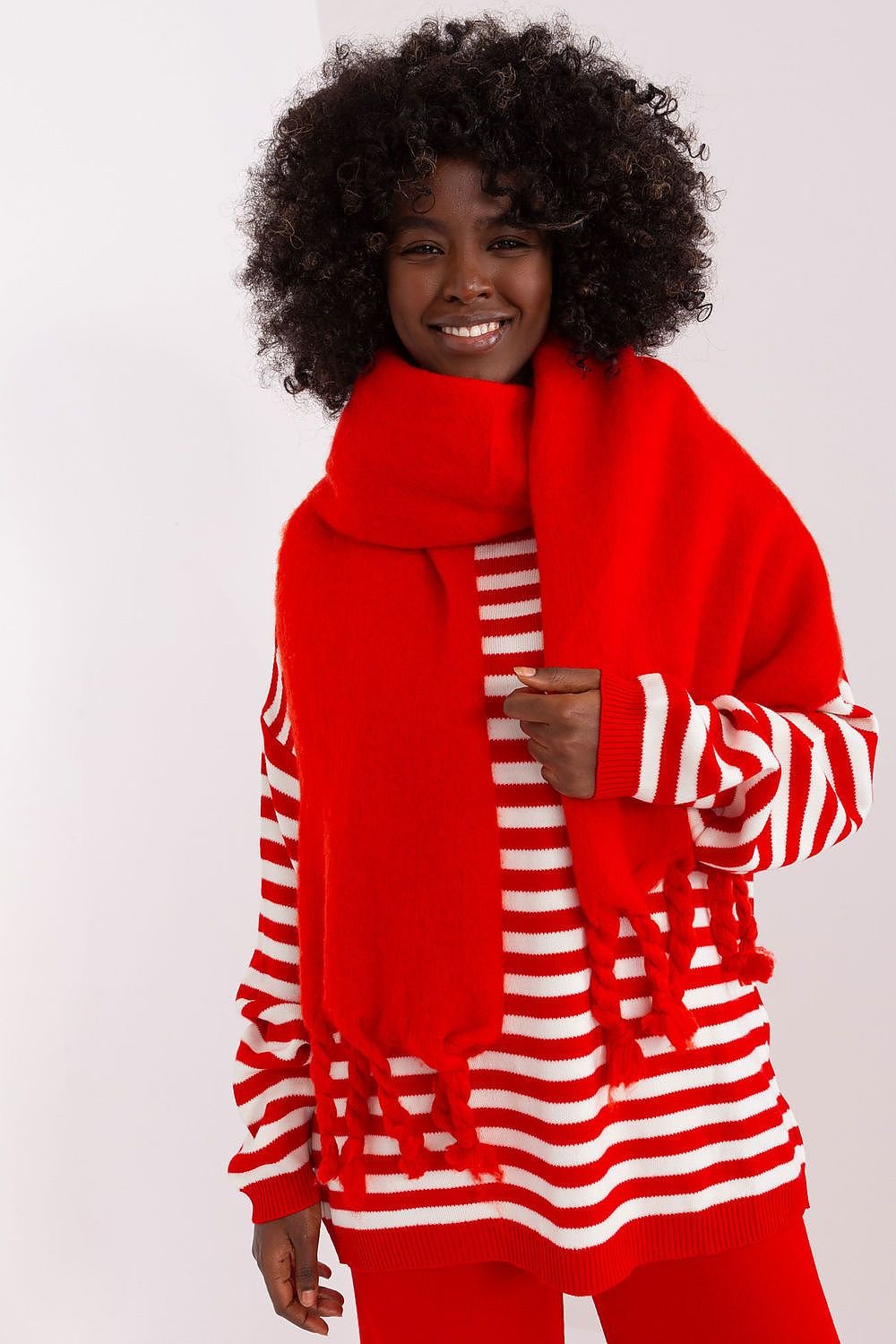 Wheaton Shawl Scarf - Red