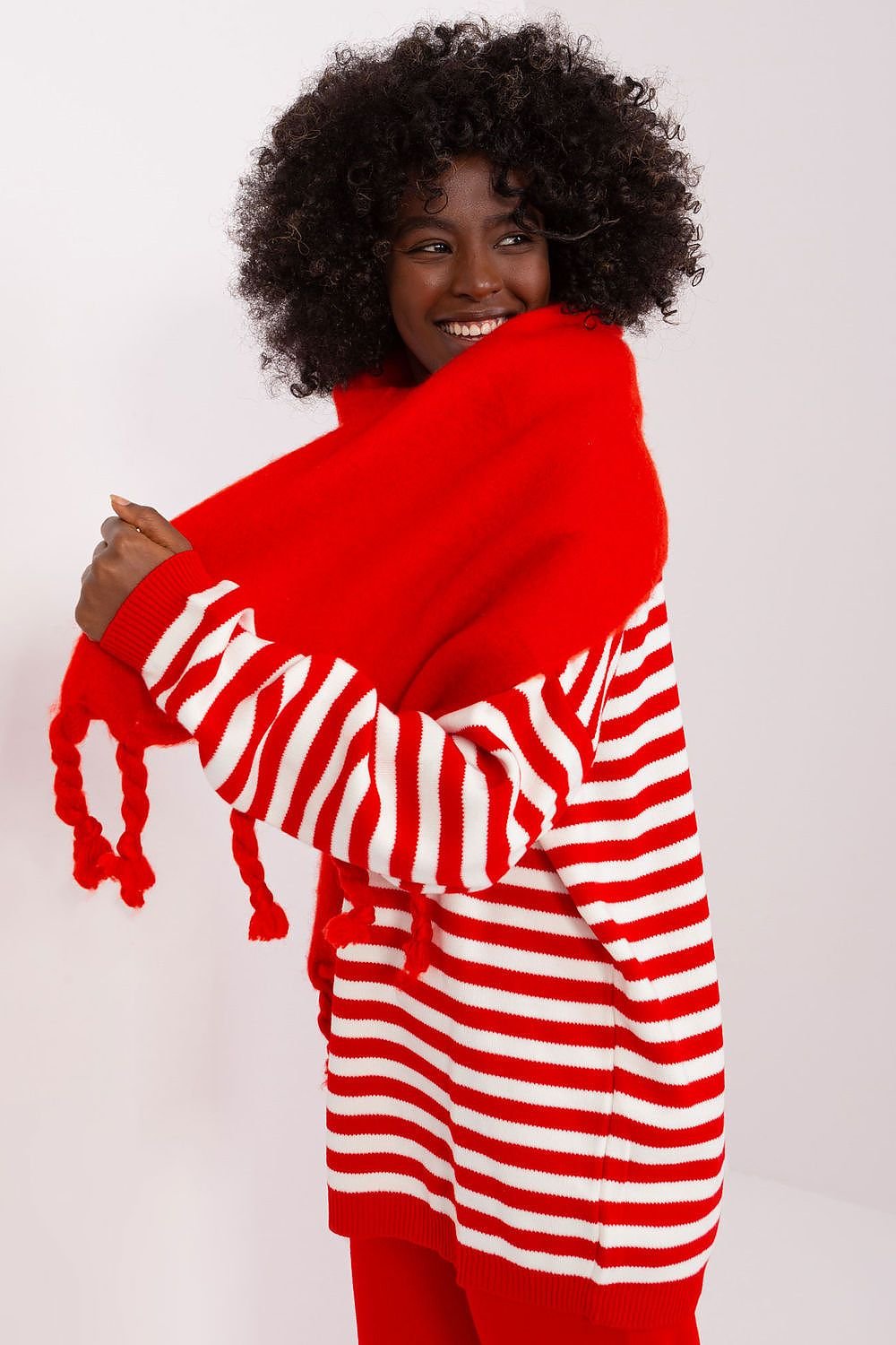 Wheaton Shawl Scarf - Red