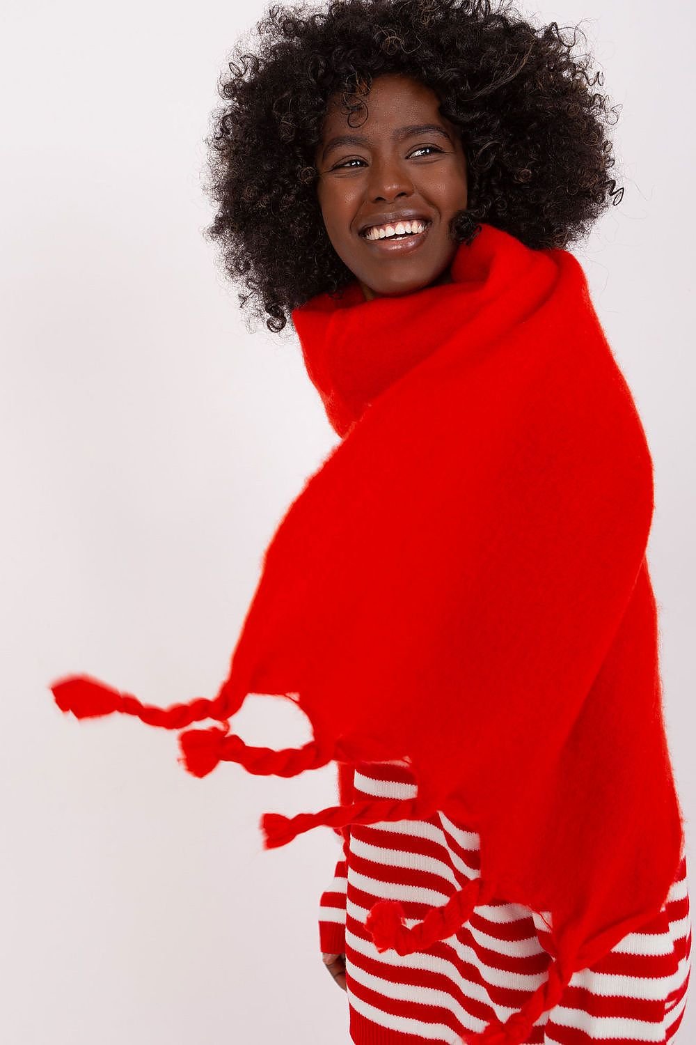 Wheaton Shawl Scarf - Red