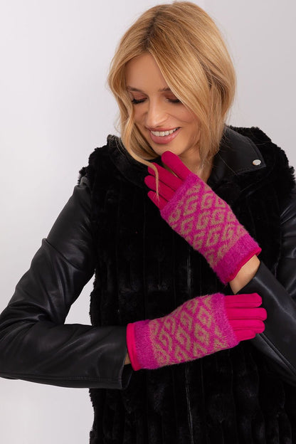 Gigi Insulated Soft Cotton Gloves - Pink