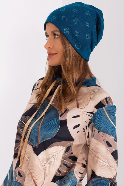 Keep Up Cashmere Beanie Hat - Deep Teal