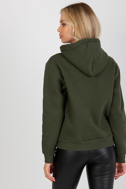 Basic Cotton Hoodie Sweatshirt - Forest Green