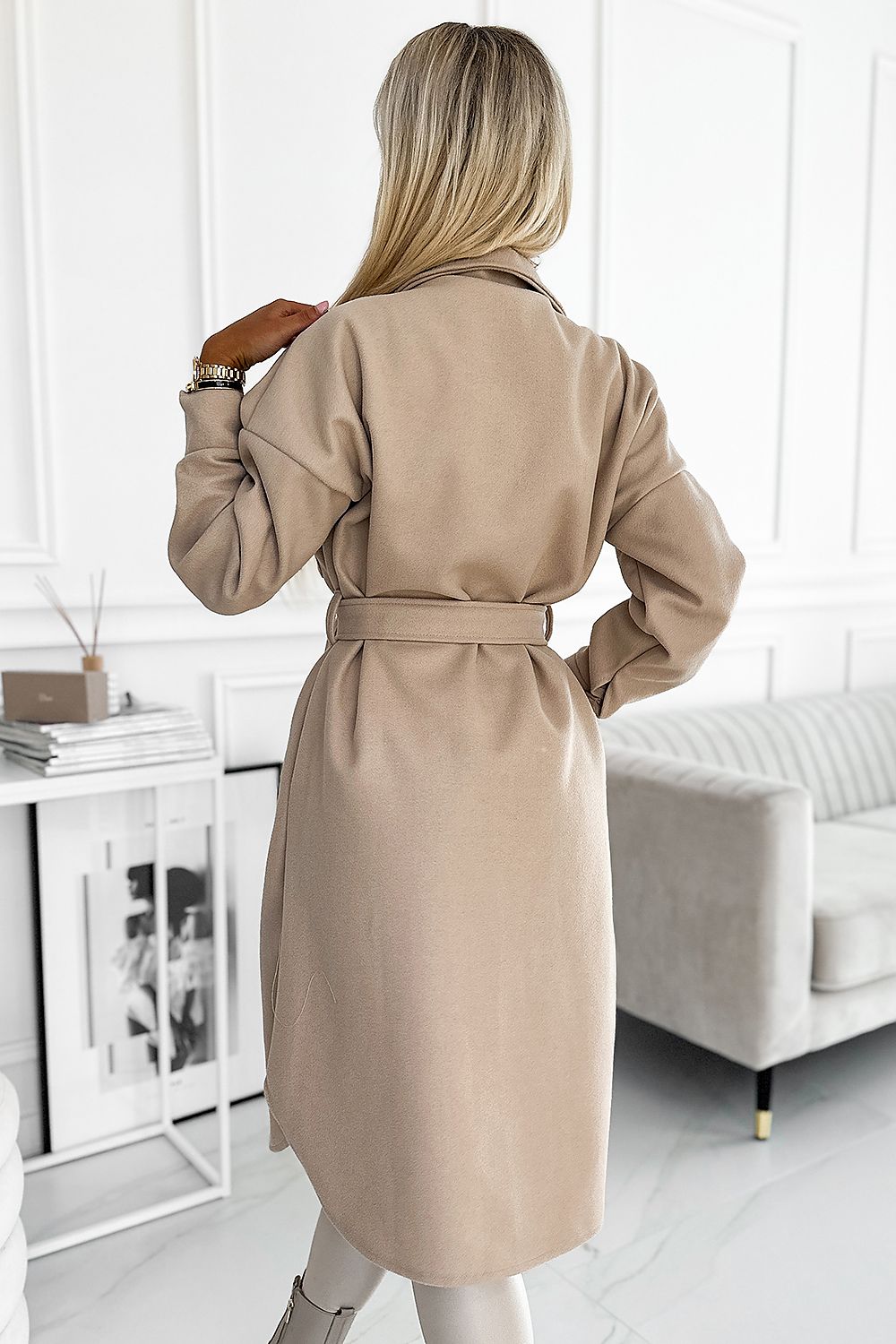 Portlandt Belted Coat - Sandstone