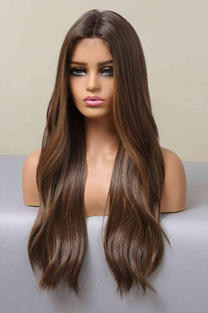 Lane Long Wavy Lace Front Wig