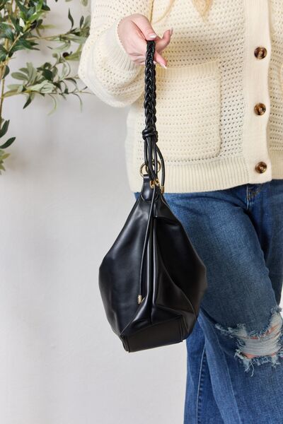 Sina Braided Strap Shoulder Bag