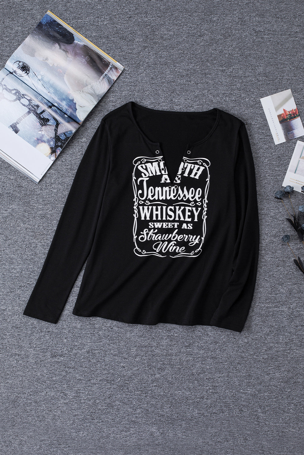 Tenne Whiskey Notched Long Sleeve T-Shirt